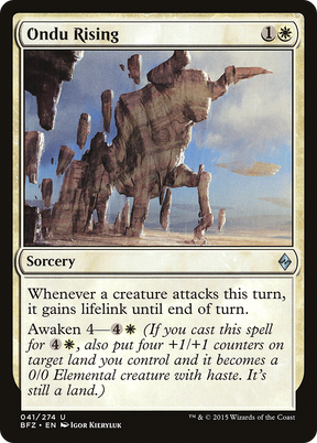 Magic: The Gathering - Ondu Rising Foil - Battle for Zendikar