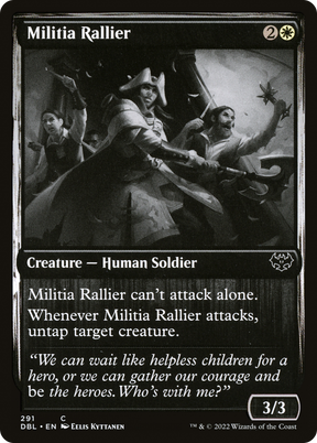 Magic: The Gathering - Militia Rallier Foil - Innistrad: Double Feature