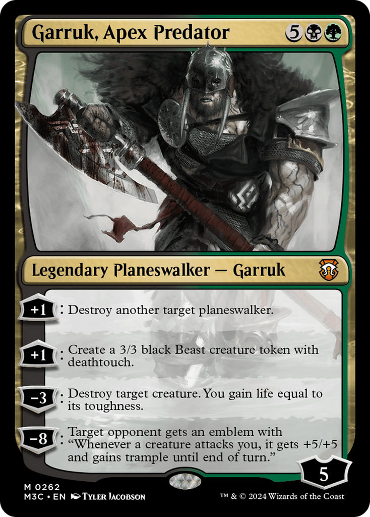 Magic: The Gathering - Garruk, Apex Predator - Modern Horizons 3 Commander