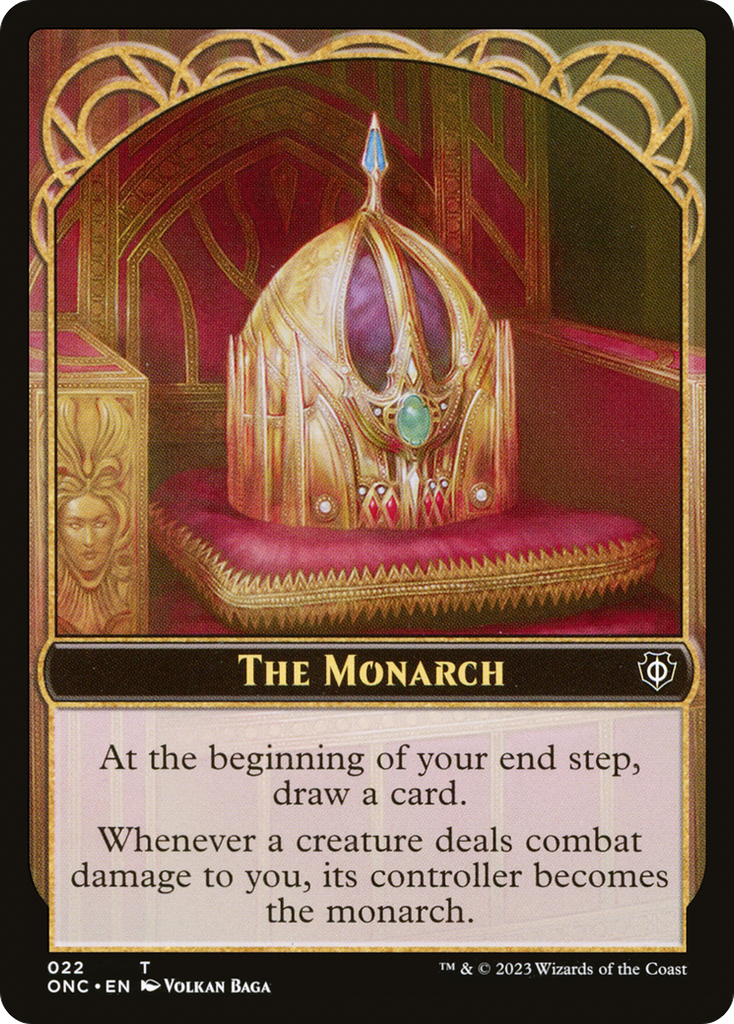 Magic: The Gathering - The Monarch - Phyrexia: All Will Be One Commander Tokens