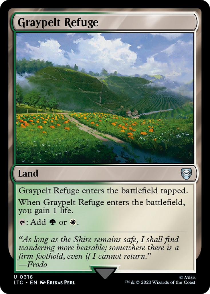 Magic: The Gathering - Graypelt Refuge - Tales of Middle-earth Commander