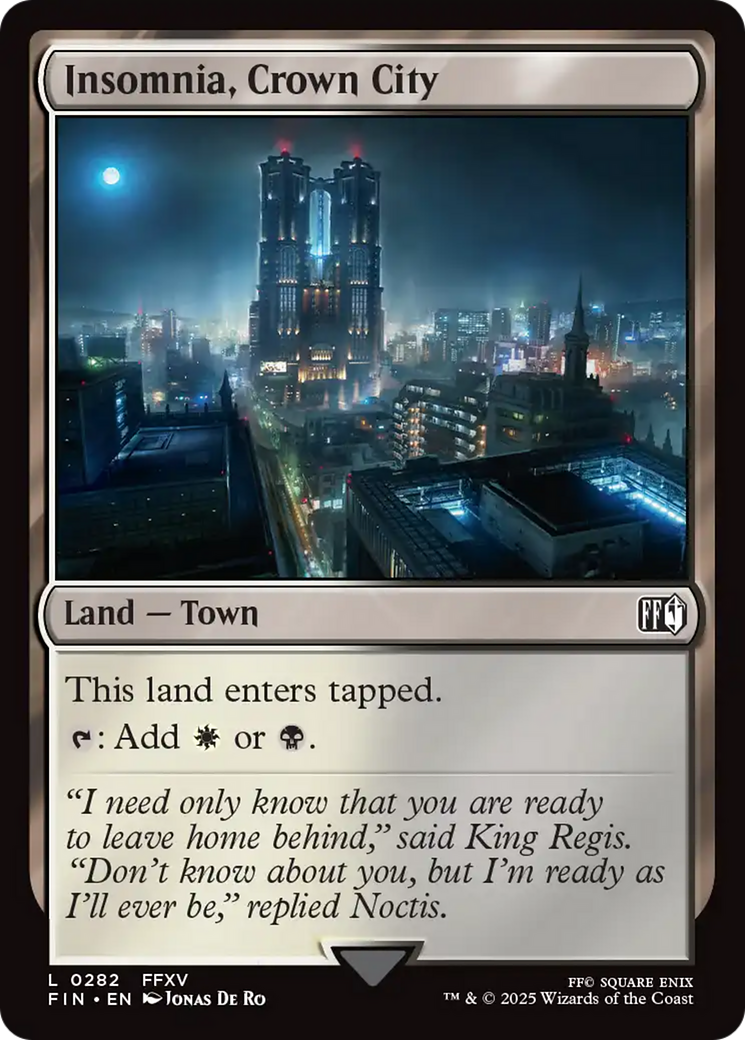Magic: The Gathering - Insomnia, Crown City Foil - Final Fantasy