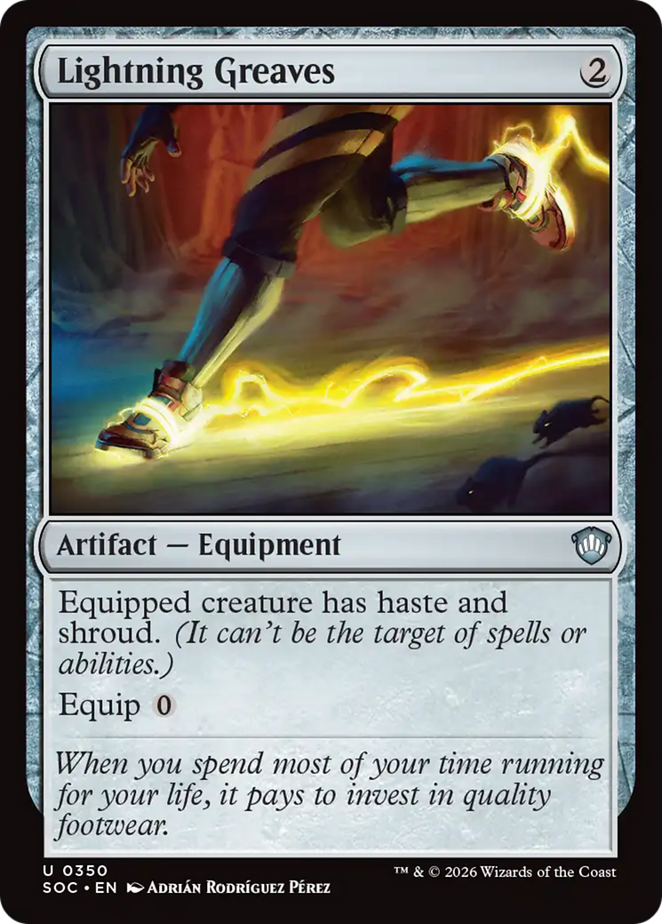 Magic: The Gathering - Lightning Greaves - Secrets of Strixhaven Commander