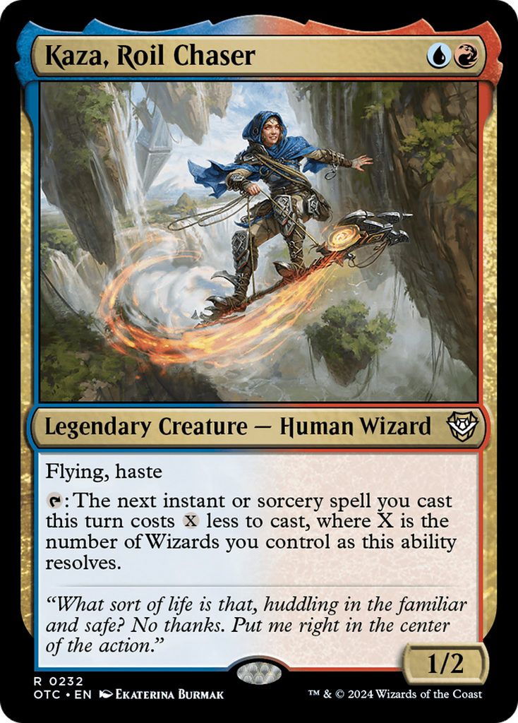 Magic: The Gathering - Kaza, Roil Chaser - Outlaws of Thunder Junction Commander