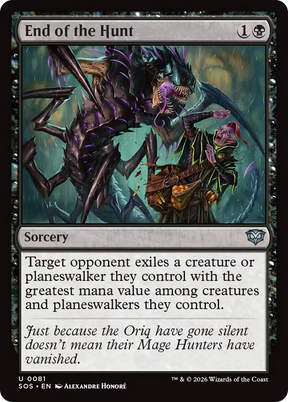 Magic: The Gathering - End of the Hunt - Secrets of Strixhaven