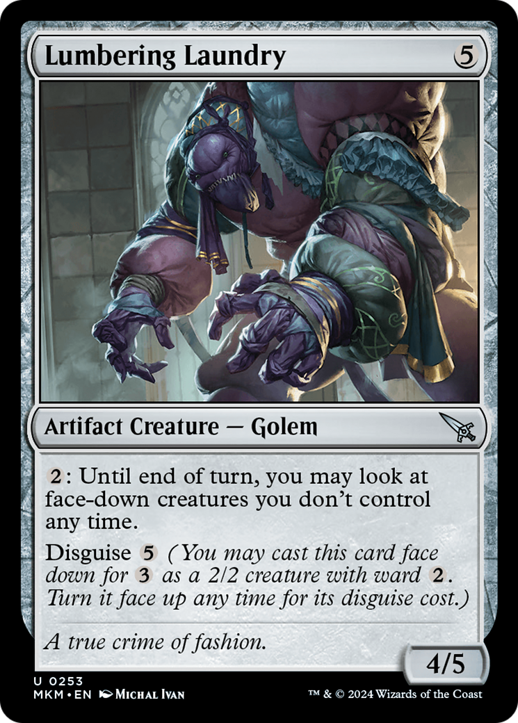 Magic: The Gathering - Lumbering Laundry - Murders at Karlov Manor