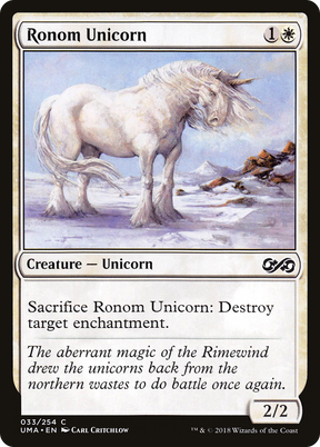 Magic: The Gathering - Ronom Unicorn Foil - Ultimate Masters
