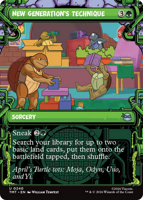 Magic: The Gathering - New Generation's Technique - Teenage Mutant Ninja Turtles