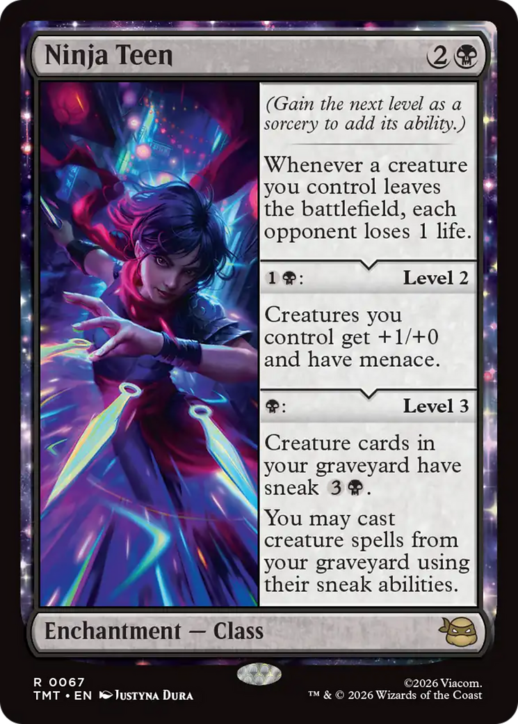 Magic: The Gathering - Ninja Teen Foil - Teenage Mutant Ninja Turtles