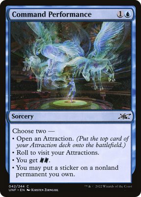 Magic: The Gathering - Command Performance Foil - Unfinity