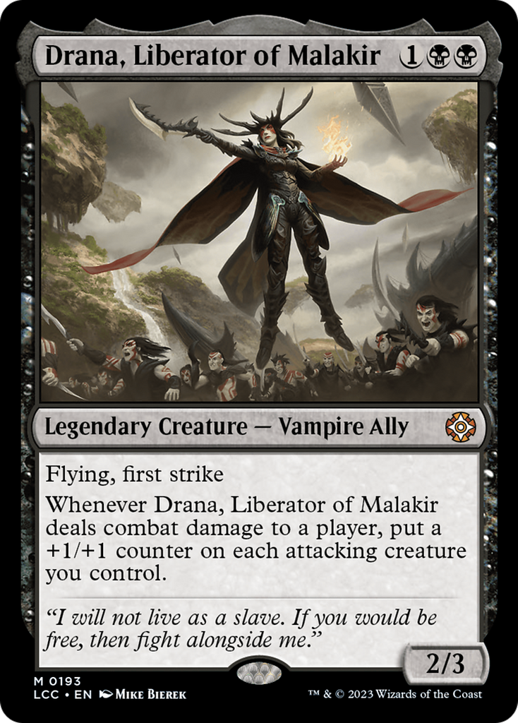 Magic: The Gathering - Drana, Liberator of Malakir - The Lost Caverns of Ixalan Commander