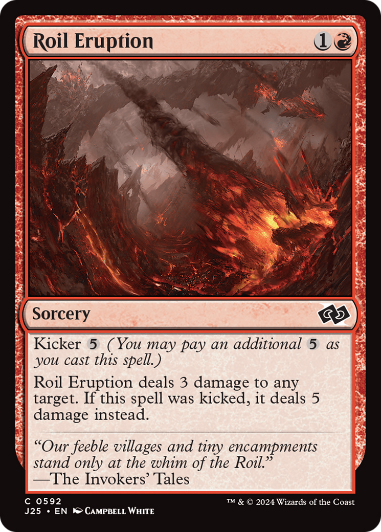 Magic: The Gathering - Roil Eruption - Foundations Jumpstart