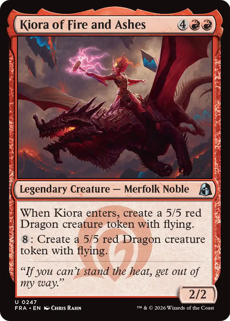 Magic: The Gathering - Kiora of Fire and Ashes - Reality Fracture