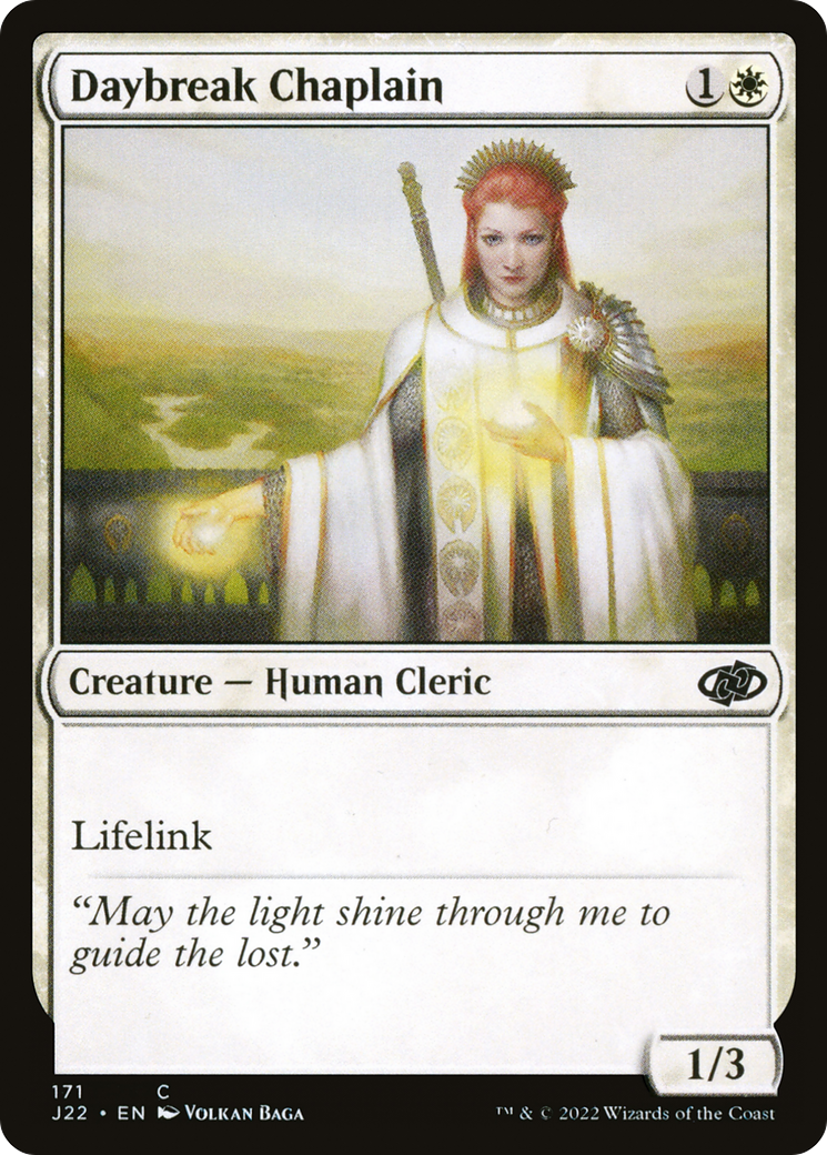 Magic: The Gathering - Daybreak Chaplain - Jumpstart 2022