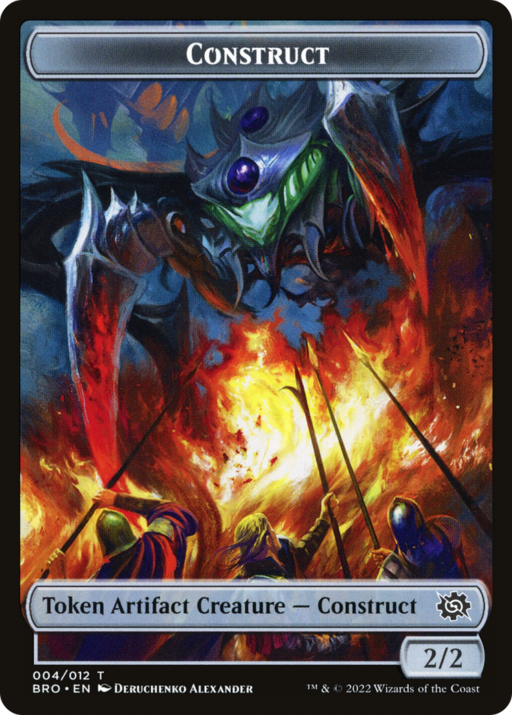 Magic: The Gathering - Construct Token - The Brothers' War Tokens