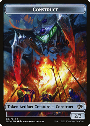 Magic: The Gathering - Construct Token - The Brothers' War Tokens
