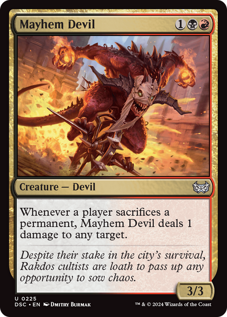 Magic: The Gathering - Mayhem Devil - Duskmourn: House of Horror Commander