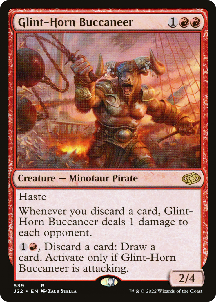 Magic: The Gathering - Glint-Horn Buccaneer - Jumpstart 2022