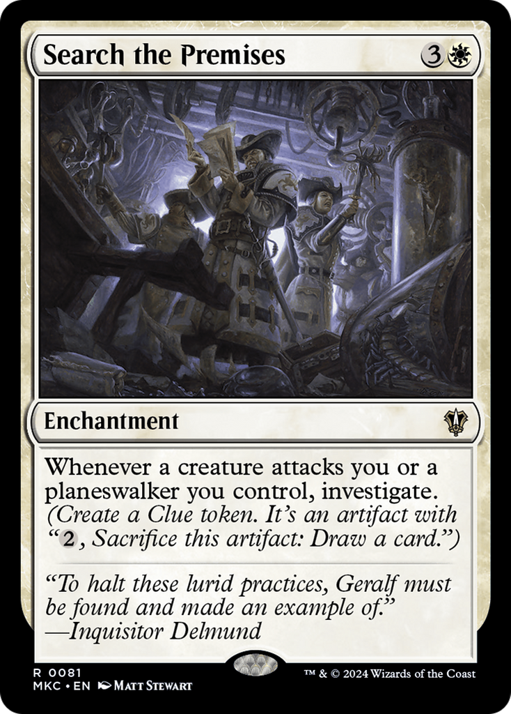 Magic: The Gathering - Search the Premises - Murders at Karlov Manor Commander