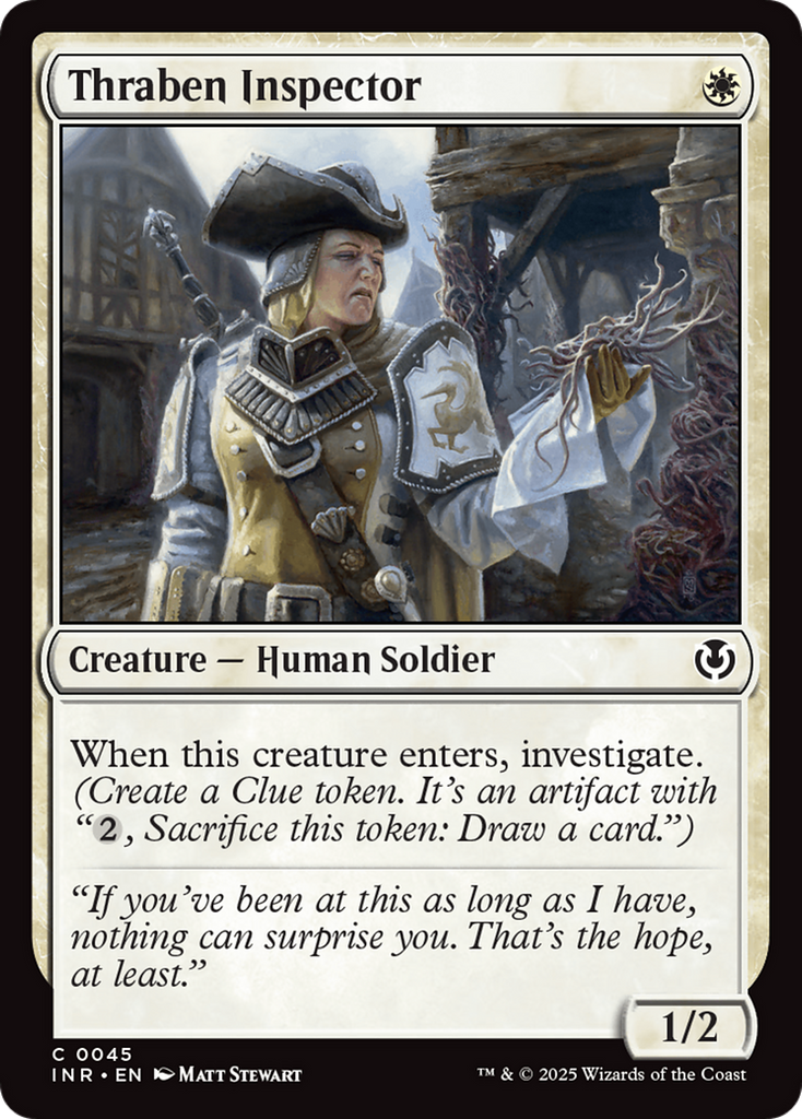 Magic: The Gathering - Thraben Inspector - Innistrad Remastered