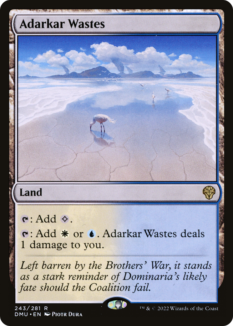 Magic: The Gathering - Adarkar Wastes Foil - Dominaria United