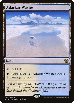 Magic: The Gathering - Adarkar Wastes Foil - Dominaria United