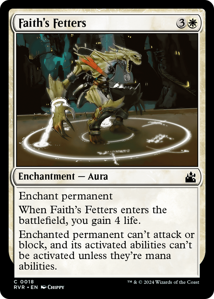 Magic: The Gathering - Faith's Fetters Foil - Ravnica Remastered