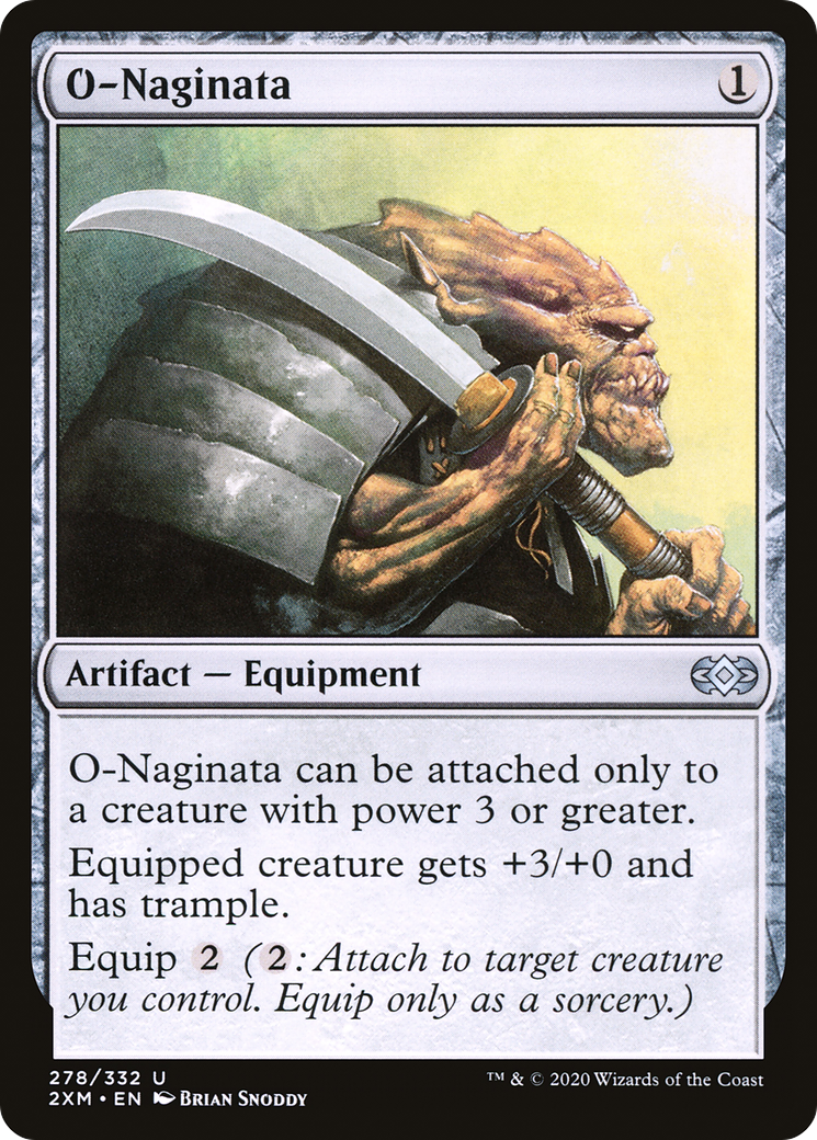Magic: The Gathering - O-Naginata Foil - Double Masters