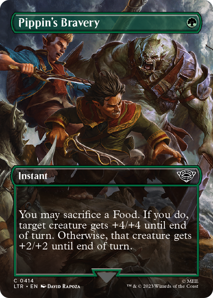 Magic: The Gathering - Pippin's Bravery Foil - The Lord of the Rings: Tales of Middle-earth