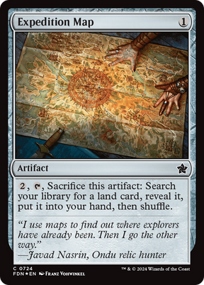 Magic: The Gathering - Expedition Map Foil - Foundations