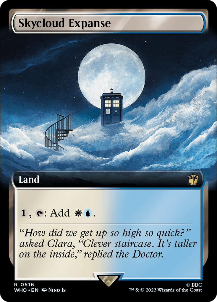 Magic: The Gathering - Skycloud Expanse Foil - Doctor Who