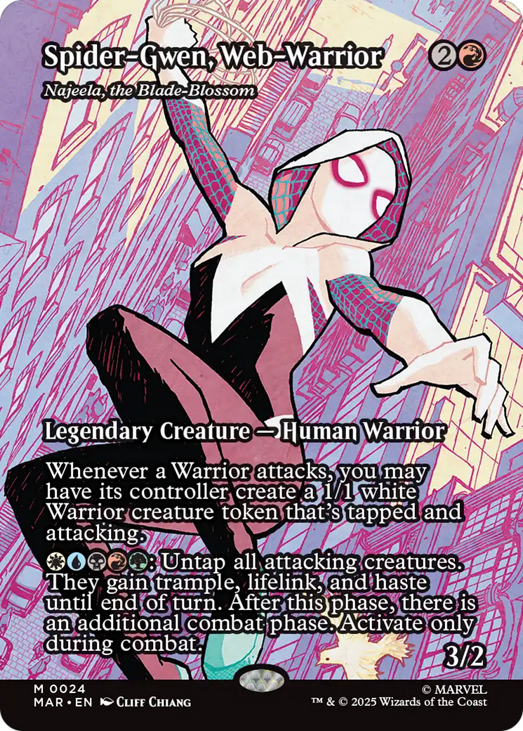 Magic: The Gathering - Najeela, the Blade-Blossom Foil - Marvel Universe