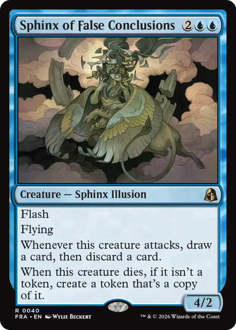Magic: The Gathering - Sphinx of False Conclusions Foil - Reality Fracture