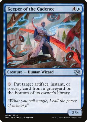 Magic: The Gathering - Keeper of the Cadence Foil - The Brothers' War