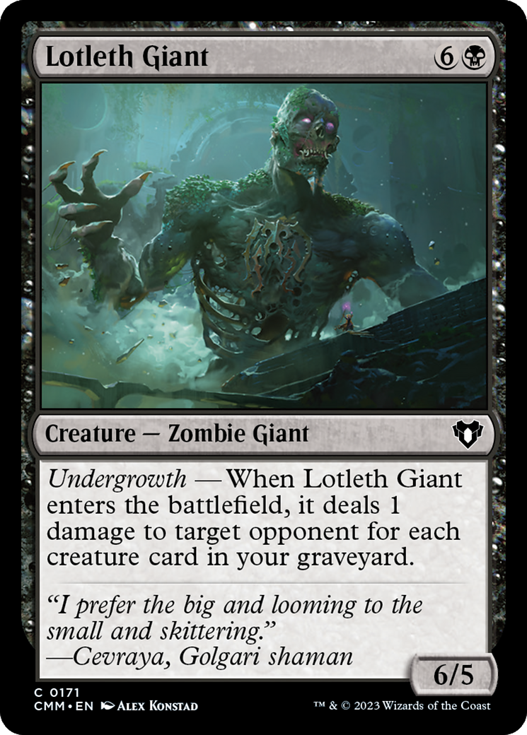 Magic: The Gathering - Lotleth Giant - Commander Masters