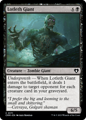 Magic: The Gathering - Lotleth Giant - Commander Masters