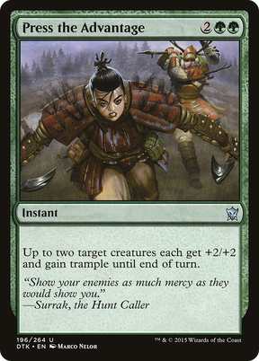 Magic: The Gathering - Press the Advantage Foil - Dragons of Tarkir
