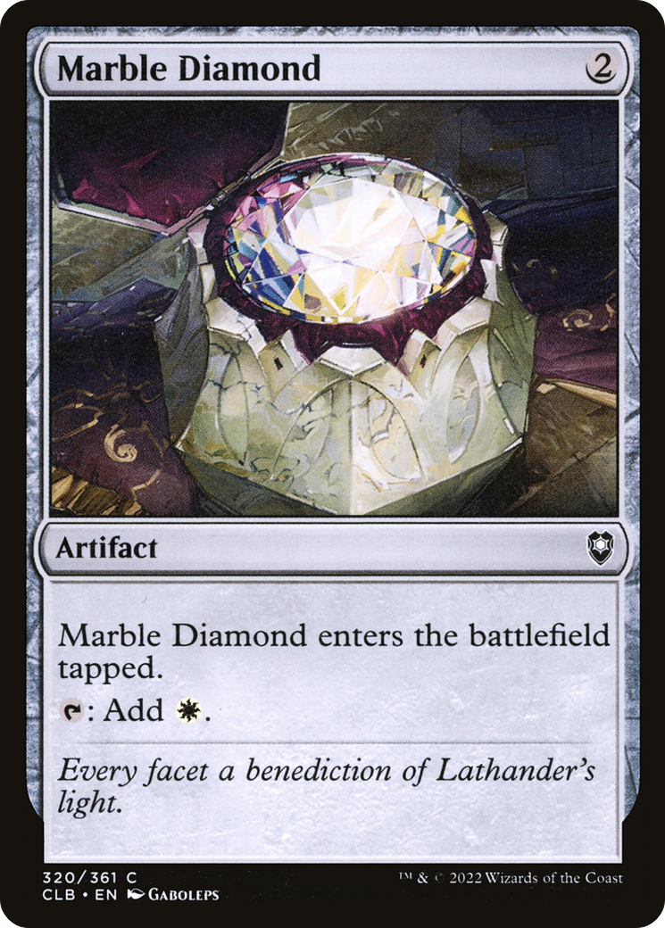 Magic: The Gathering - Marble Diamond - Commander Legends: Battle for Baldur's Gate