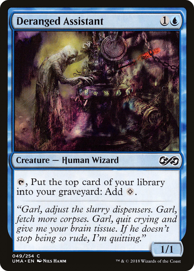 Magic: The Gathering - Deranged Assistant Foil - Ultimate Masters