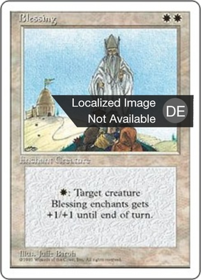 Magic: The Gathering - Segen - Fourth Edition