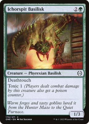 Magic: The Gathering - Ichorspit Basilisk Foil - Phyrexia: All Will Be One