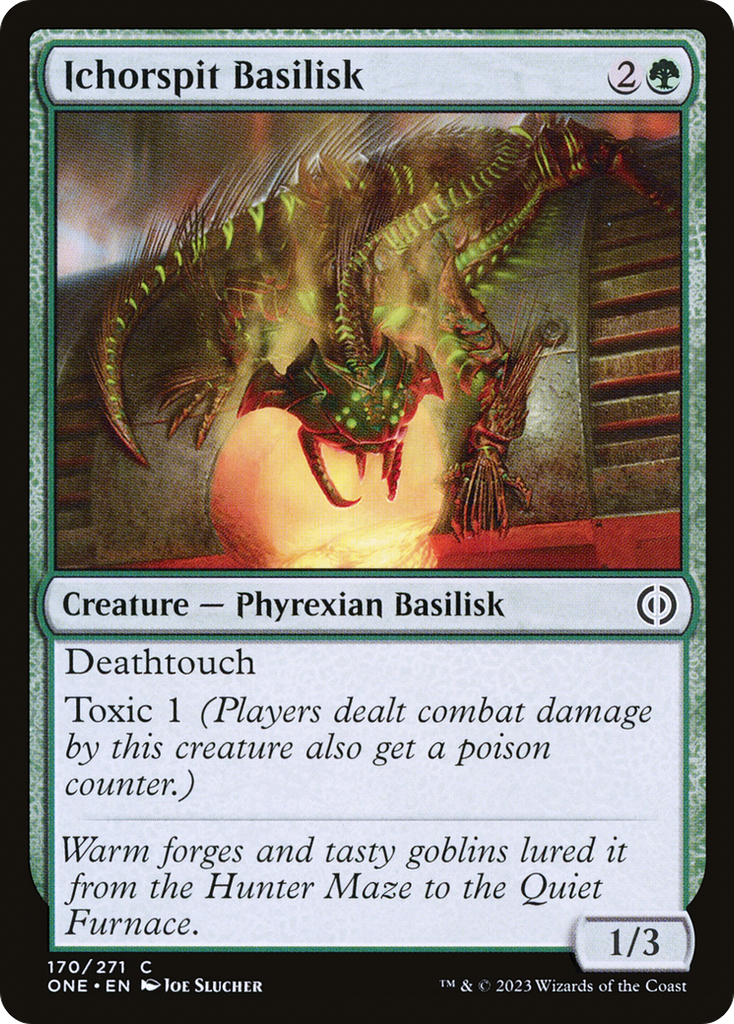 Magic: The Gathering - Ichorspit Basilisk - Phyrexia: All Will Be One