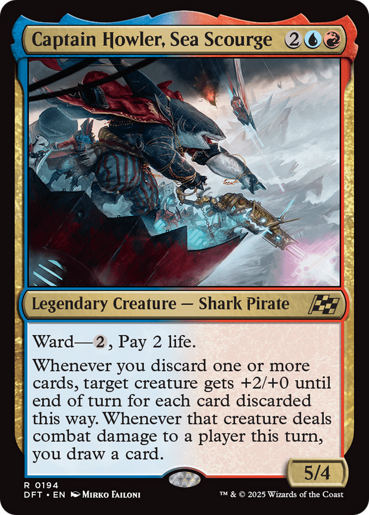 Magic: The Gathering - Captain Howler, Sea Scourge - Aetherdrift