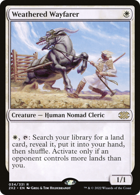 Magic: The Gathering - Weathered Wayfarer - Double Masters 2022