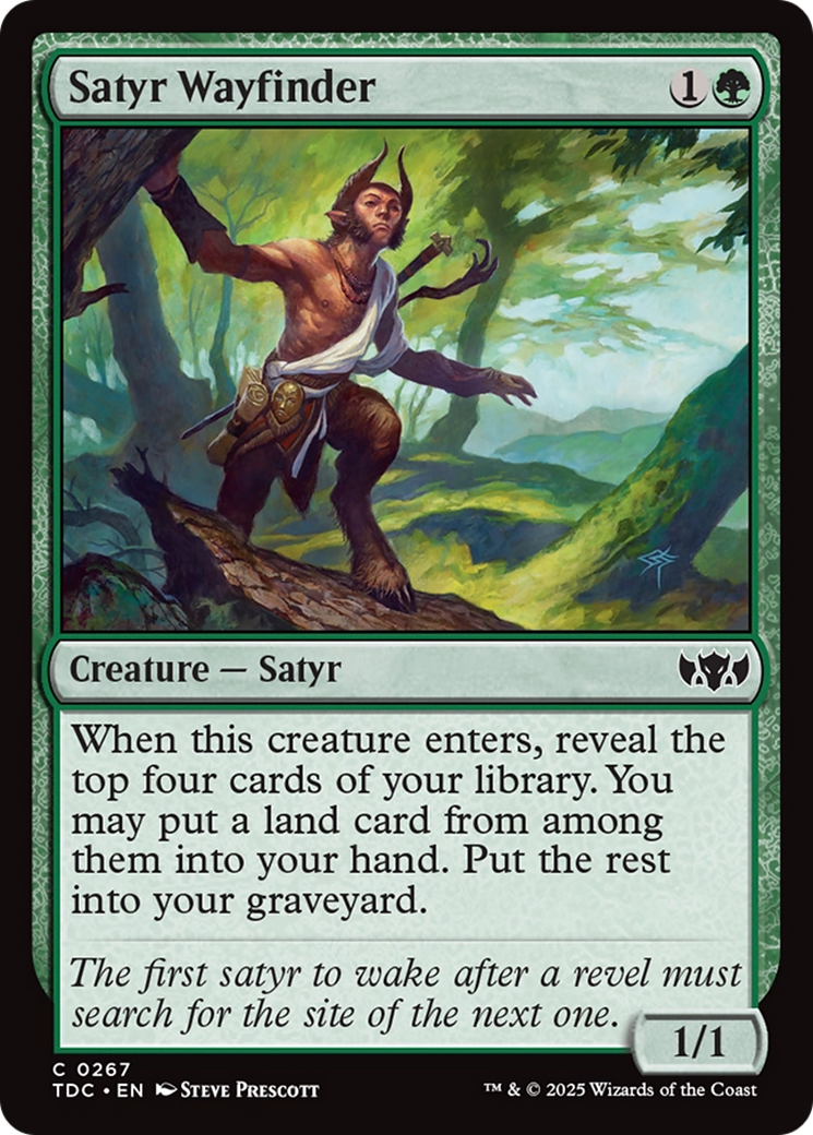 Magic: The Gathering - Satyr Wayfinder - Tarkir: Dragonstorm Commander