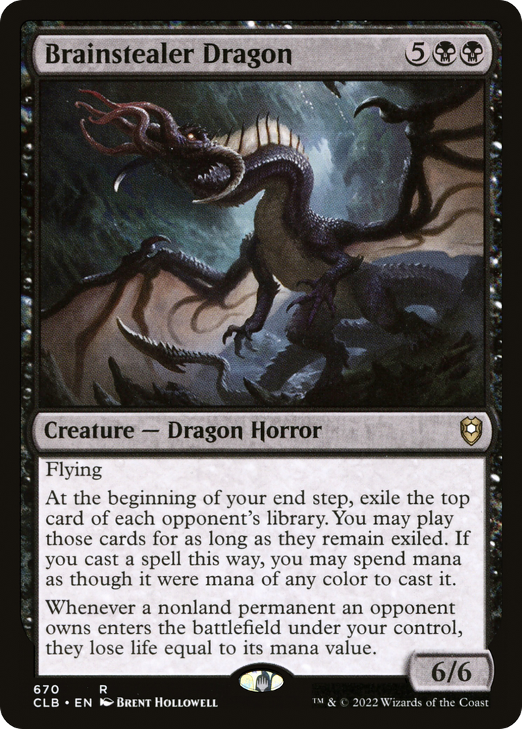 Magic: The Gathering - Brainstealer Dragon - Commander Legends: Battle for Baldur's Gate