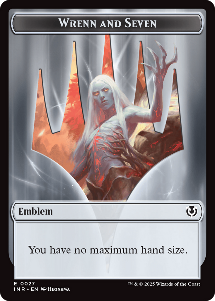 Magic: The Gathering - Wrenn and Seven Emblem - Innistrad Remastered Tokens