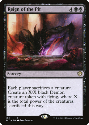 Magic: The Gathering - Reign of the Pit - Starter Commander Decks