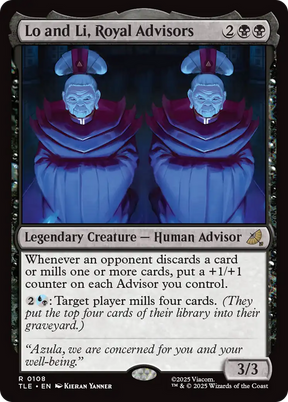 Magic: The Gathering - Lo and Li, Royal Advisors Foil - Avatar: The Last Airbender Eternal