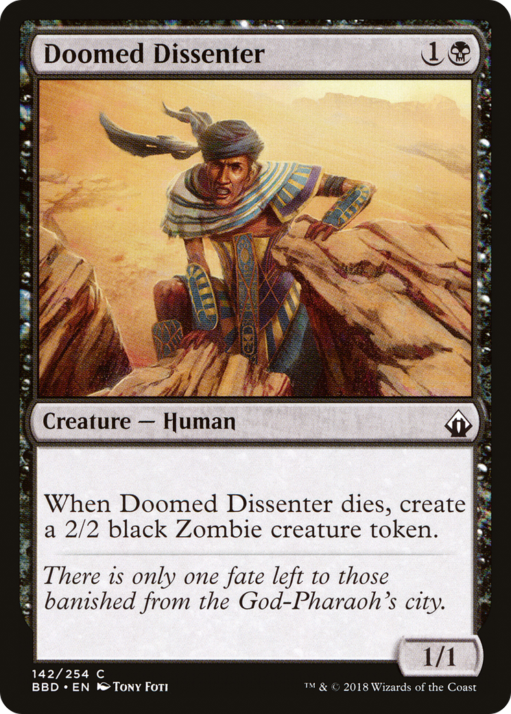 Magic: The Gathering - Doomed Dissenter Foil - Battlebond